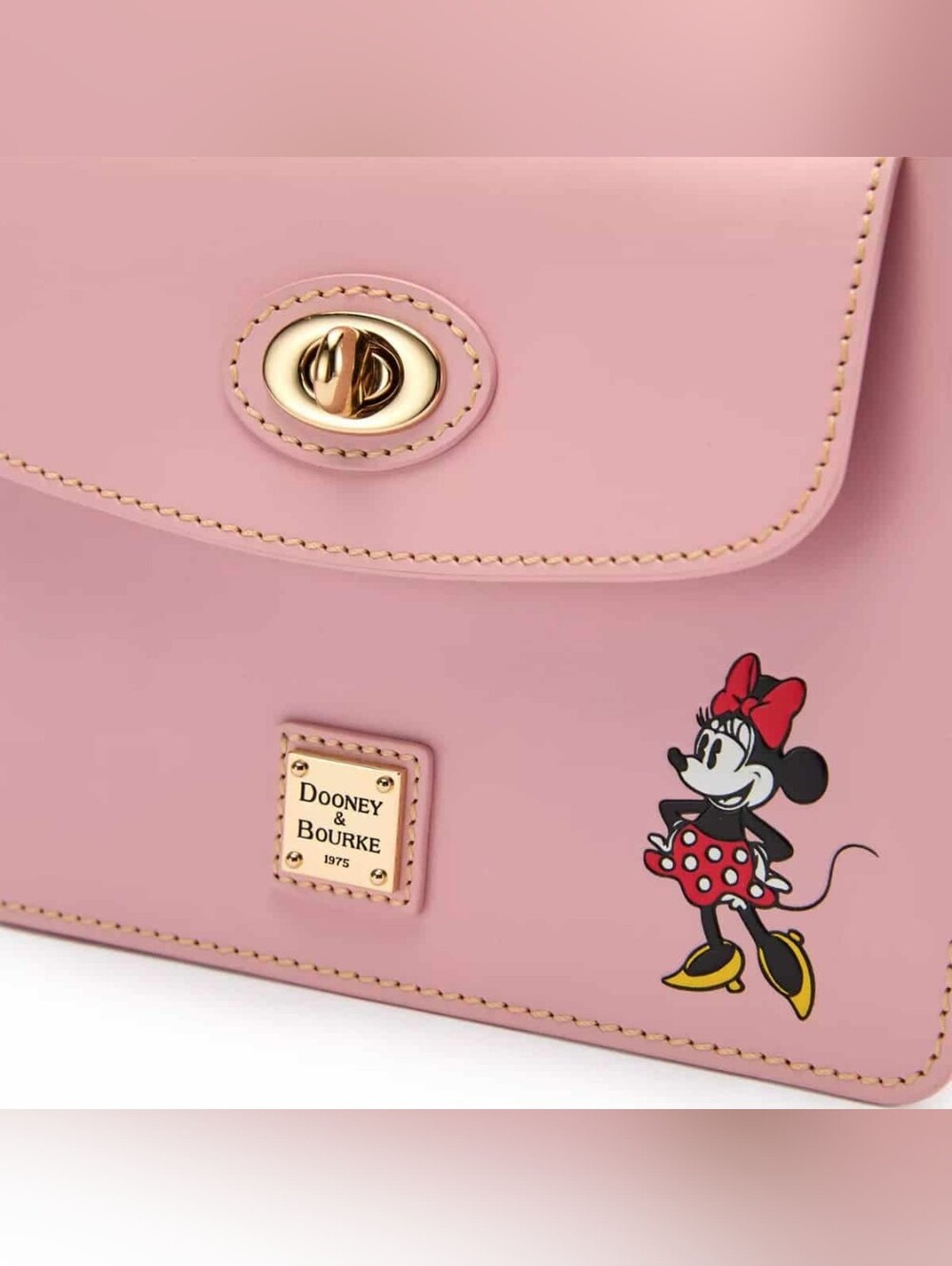 Disney Dooney & Bourke Minnie Pinky Crossbody Bag - NWT Registration  Dustbag - Picture 3 of 9